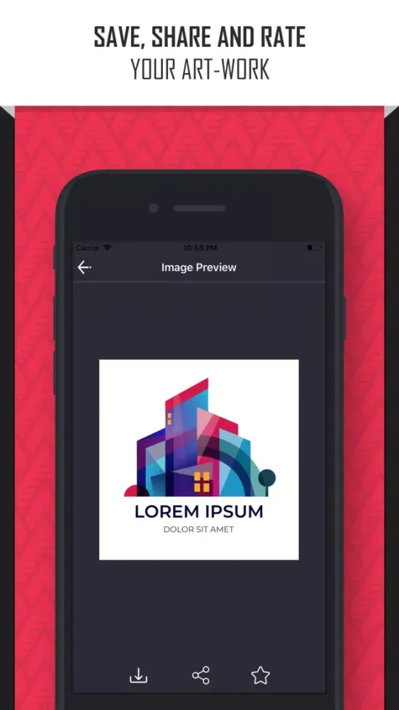 Captures d'écran de Logo Maker: Create a Design