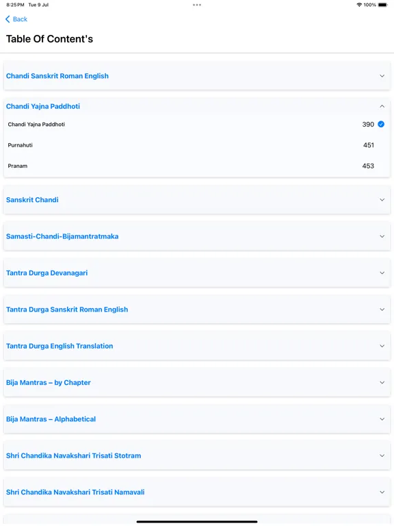 Tangkapan layar Chandi Path iPad 