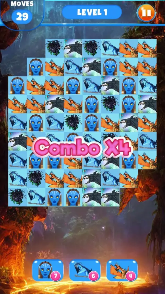 Скриншоты Avatar Movie - Match 3 Game
