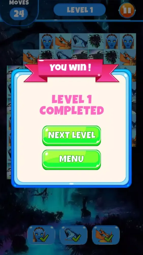 Скриншоты Avatar Movie - Match 3 Game