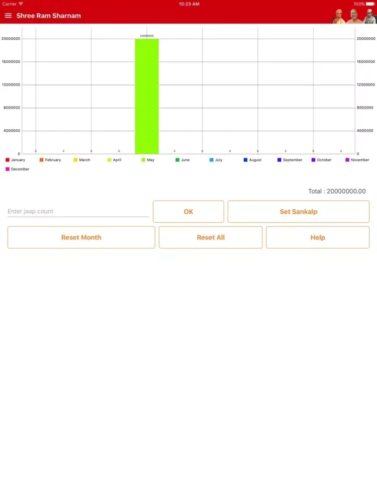 Shree Ram Sharnam iPad  Screenshots