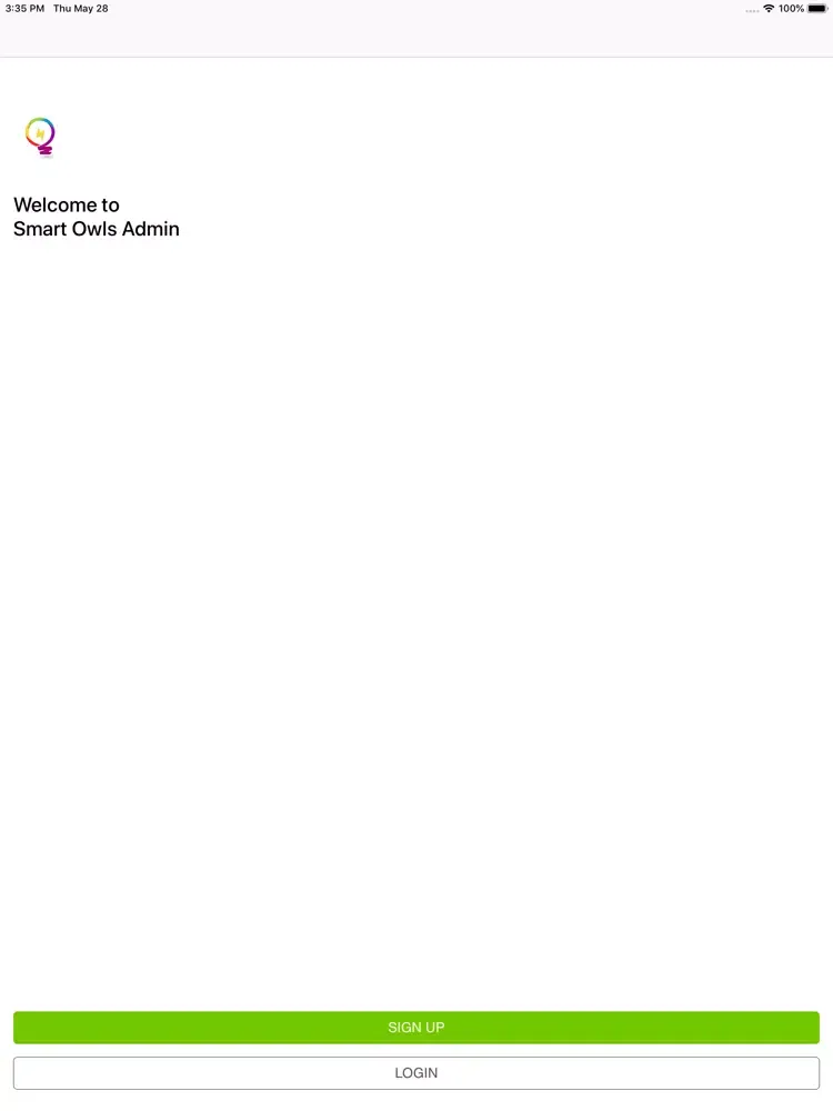 Smart Owls Admin iPad 應用截圖