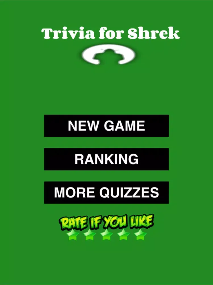 Trivia for Shrek - The Green Ogre Fun Quiz iPad 应用截图