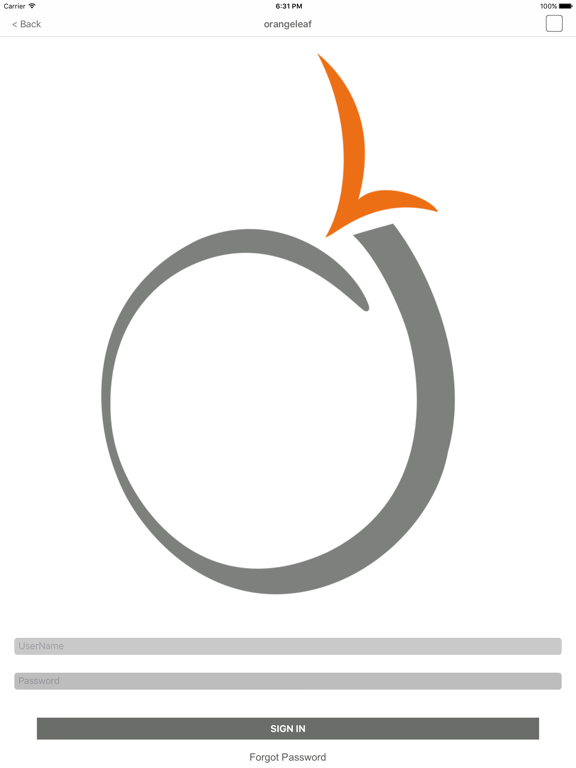 orangeleaf iPad  스크린샷