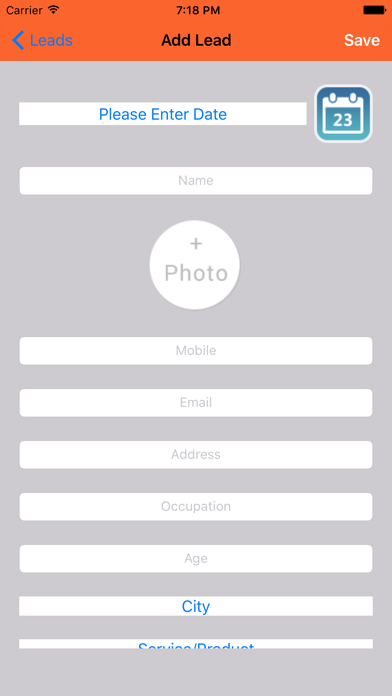 Lead Management Systems for iPhone Screenshots