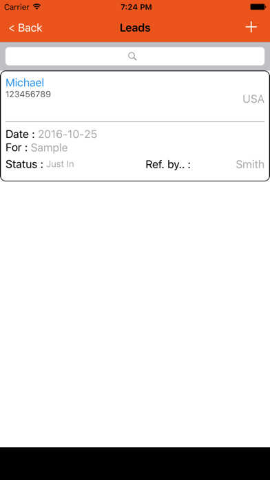 Lead Management Systems for iPhone Screenshots