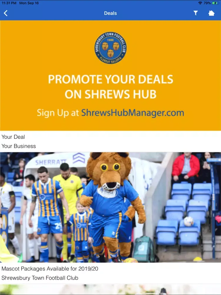 Shrews Hub iPad  스크린샷