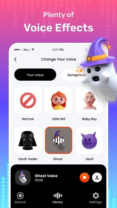 ภาพหน้าจอของ Voice Changer AI