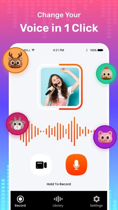 ภาพหน้าจอของ Voice Changer AI