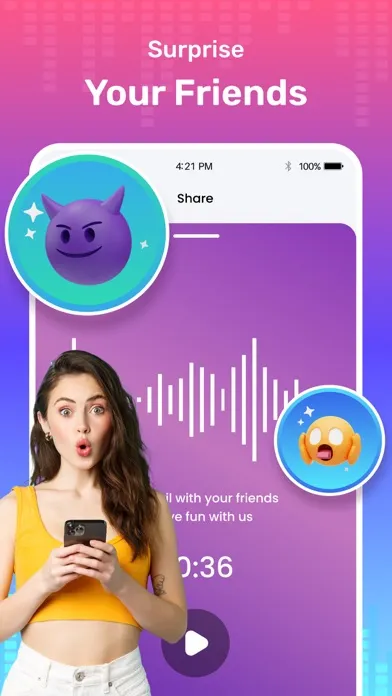 ภาพหน้าจอของ Voice Changer AI