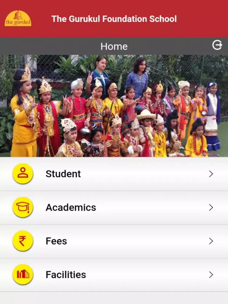 Ảnh chụp màn hình của The Gurukul Foundation School iPad 