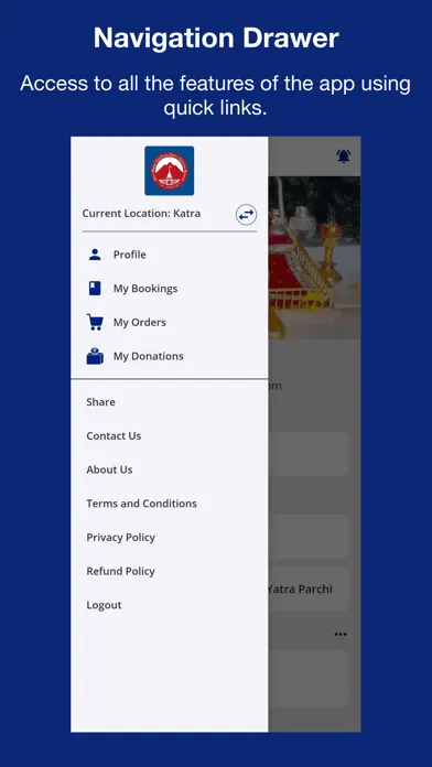 Capturas de tela do MATA VAISHNODEVI APP