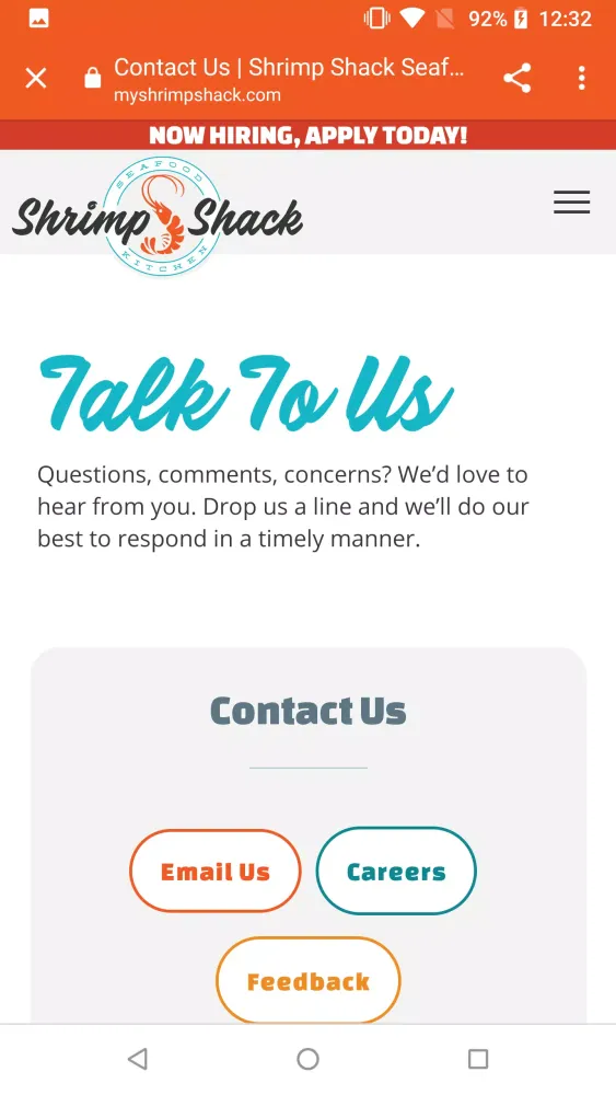 Screenshot di Shrimp Shack