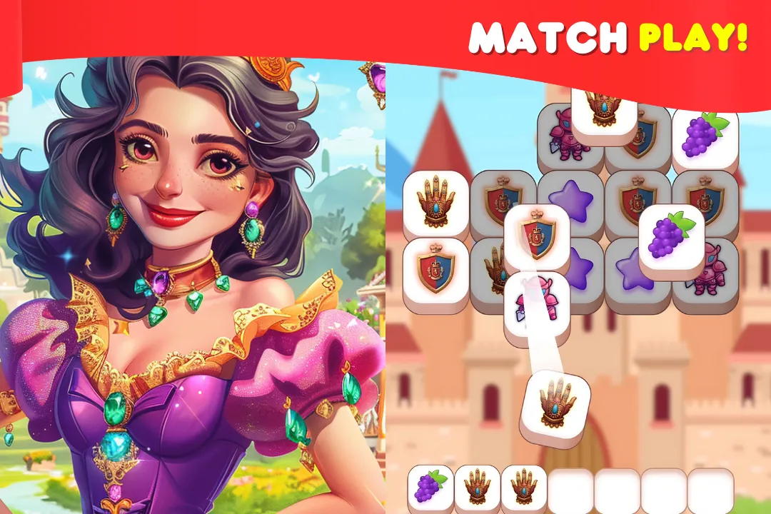 Queen Rogue - Match 3 Tiles Screenshots