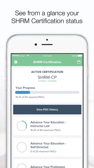 SHRM Certification Screenshots