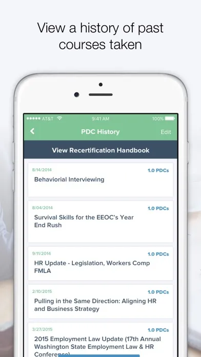 SHRM Certification Screenshots