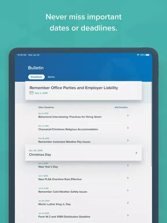Ảnh chụp màn hình của SHRM - HR News and Alerts iPad 