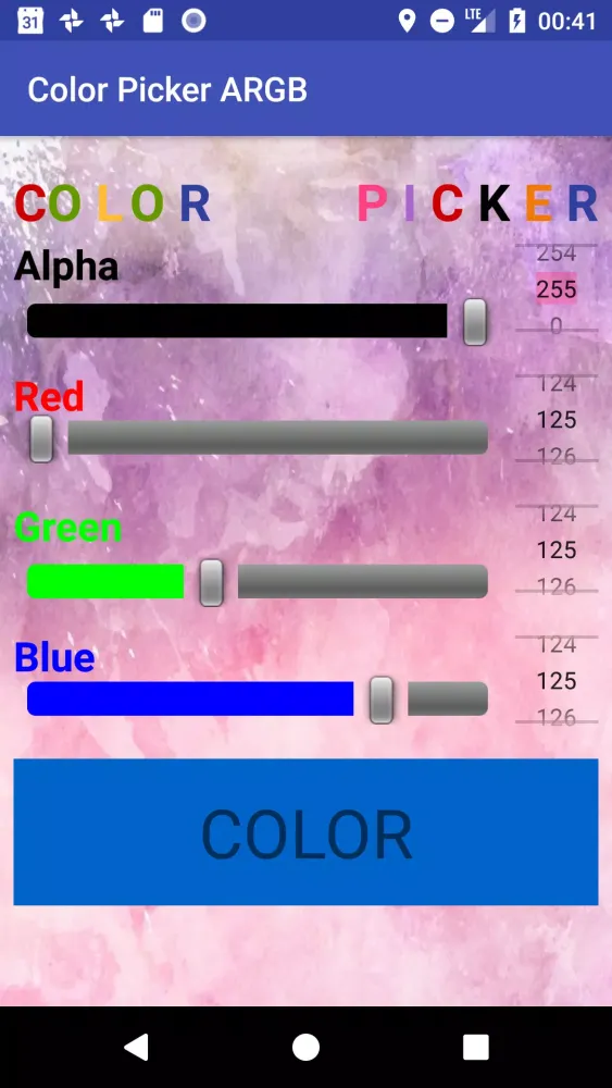 Color Picker Ekran Görüntüleri