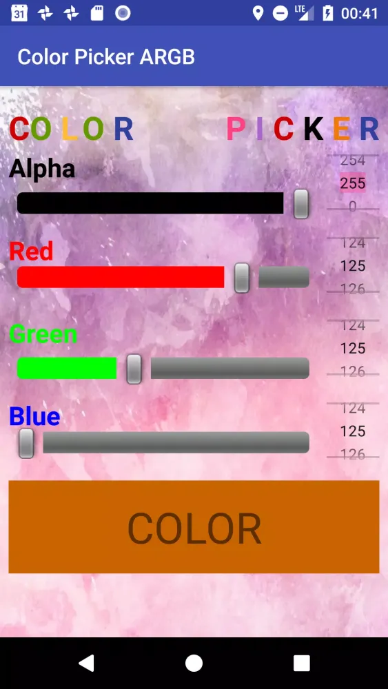 Color Picker Ekran Görüntüleri