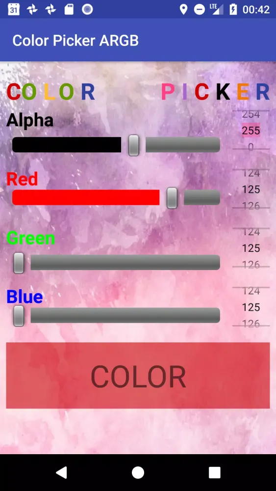 Color Picker Ekran Görüntüleri