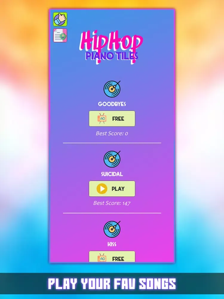 تصاویر Endless Hip Hop Piano Tiles iPad 