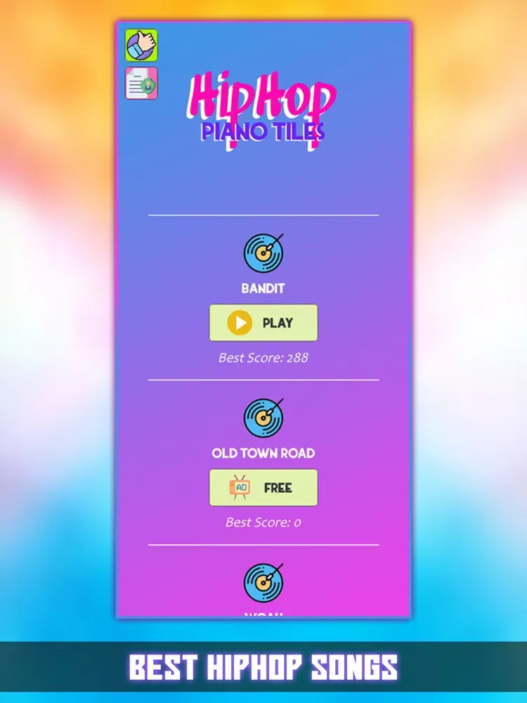 تصاویر Endless Hip Hop Piano Tiles iPad 