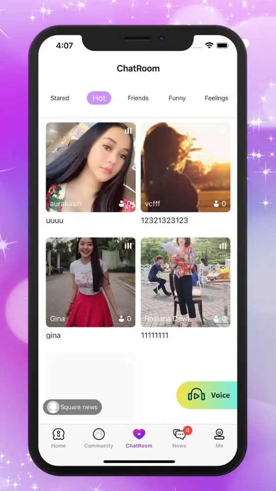 YoMiC - Interesting voice chat应用截图