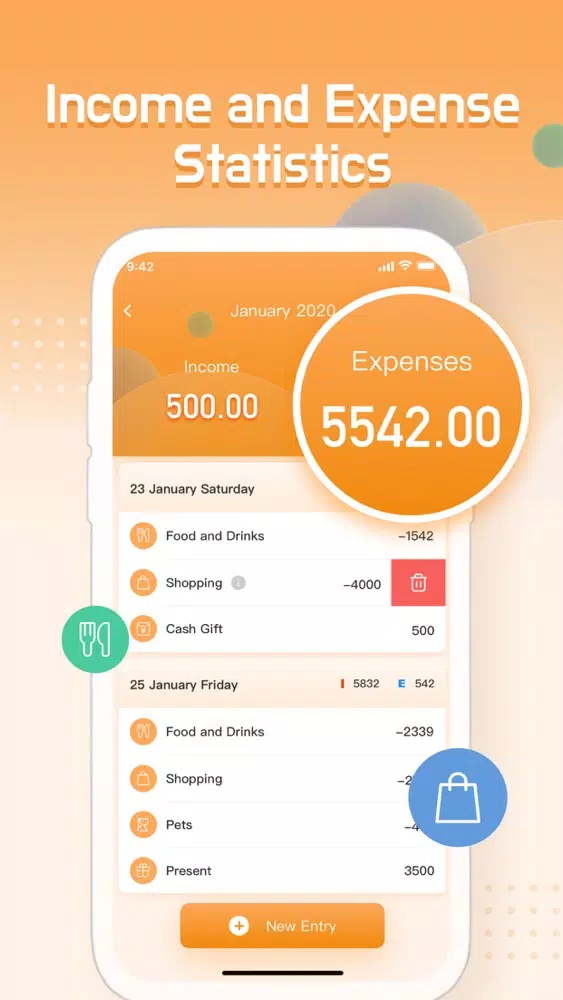 Скриншоты Budget Tracker-Money Saving