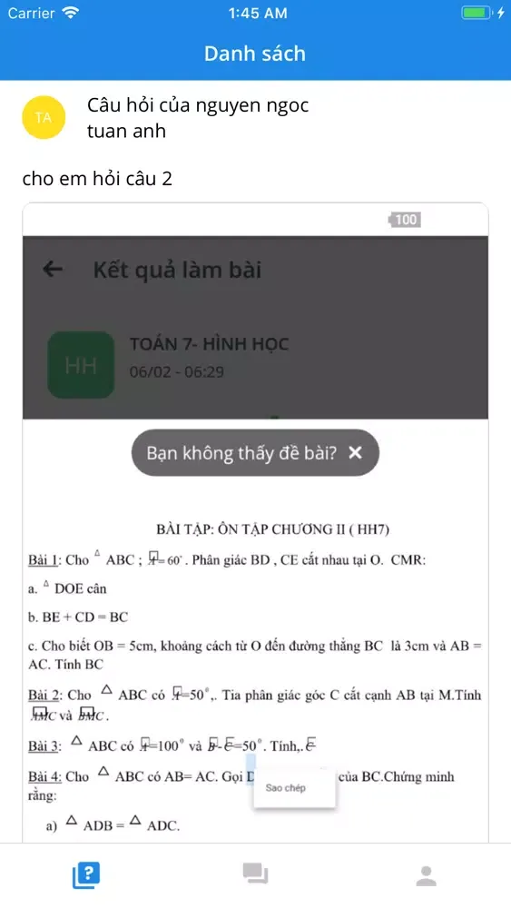 Tangkapan layar SHub Tutor