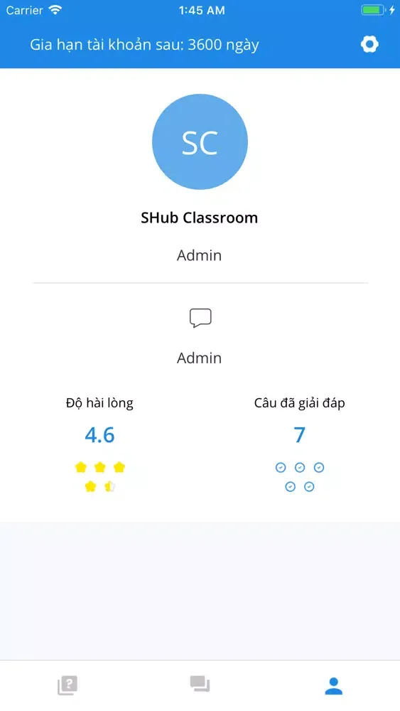 Tangkapan layar SHub Tutor