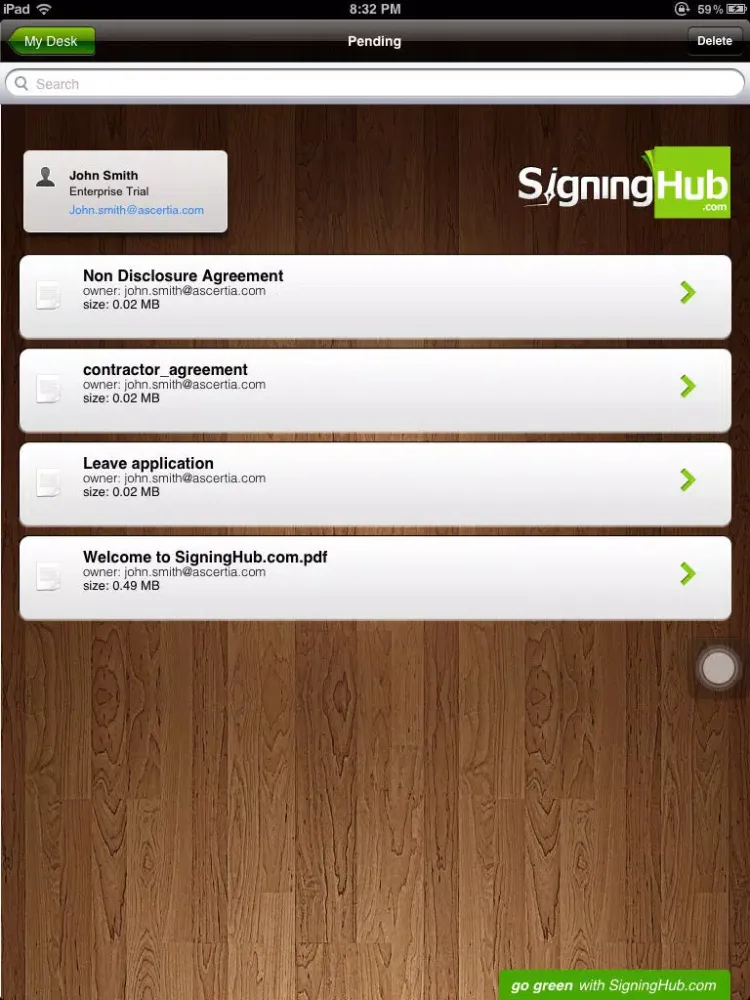 SHub50app iPad 应用截图