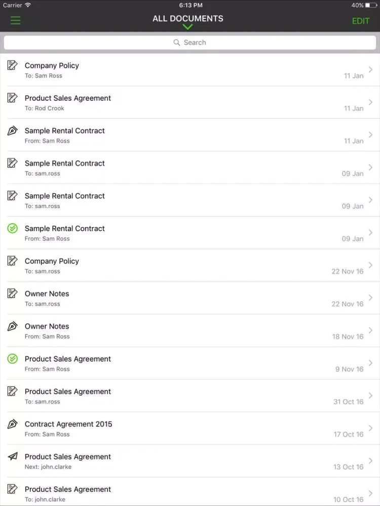 Скриншоты SHub72app iPad 