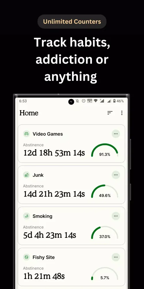 Screenshot di TimeStamp - Track Your Habits