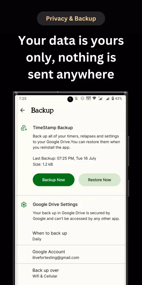 Screenshot di TimeStamp - Track Your Habits
