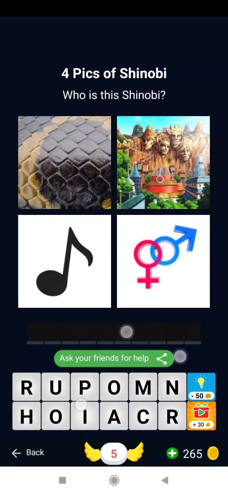 4 Pics 1 Shinobi part 1 سکرین شاٹس