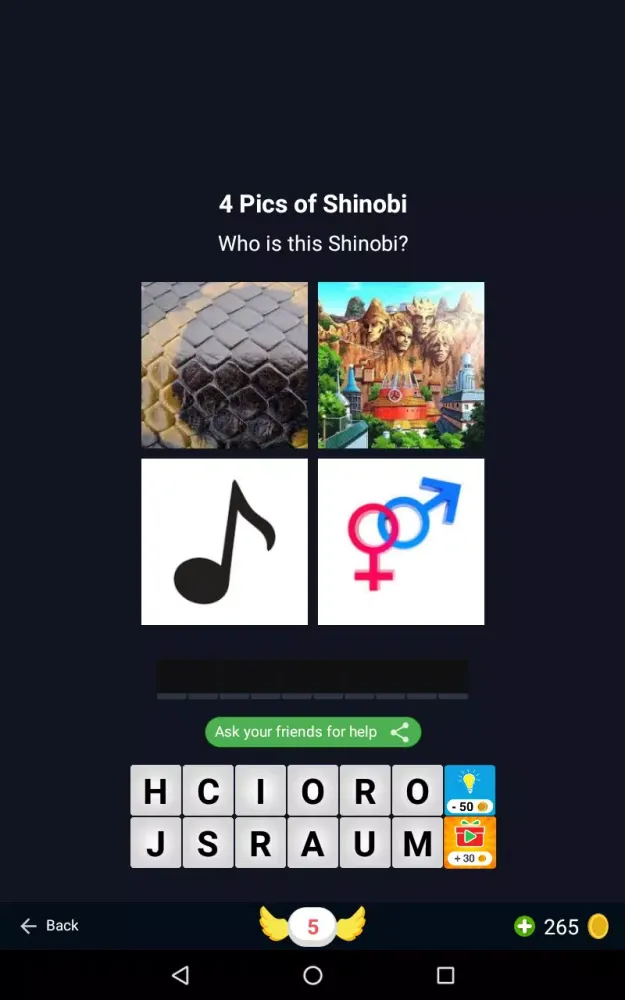 4 Pics 1 Shinobi part 1 سکرین شاٹس