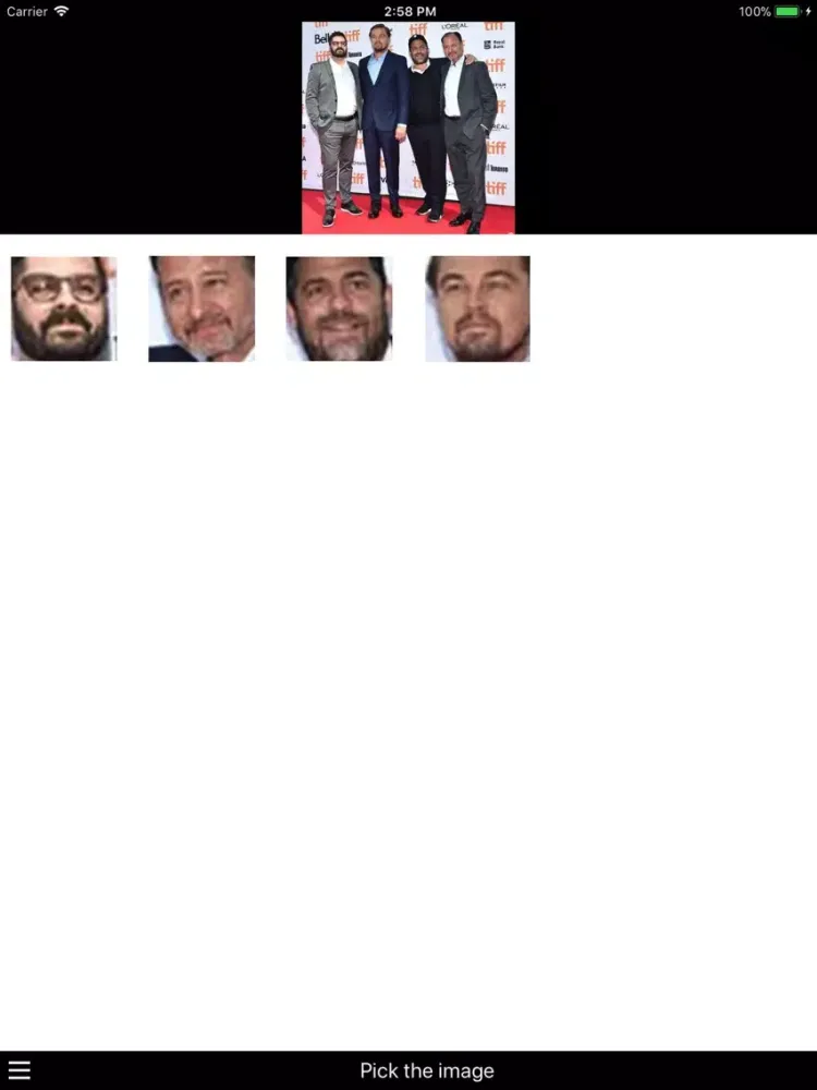 Tangkapan skrin Face 3D iPad 