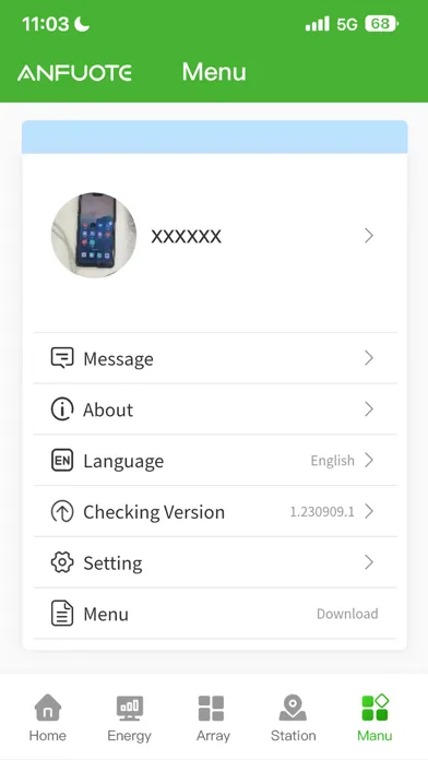 Скриншоты ANFUOTE SMART