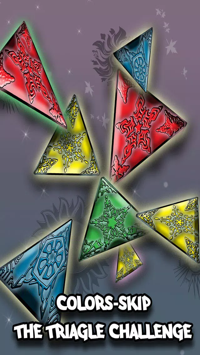 Colors Skip - Triangle Challenge 스크린샷