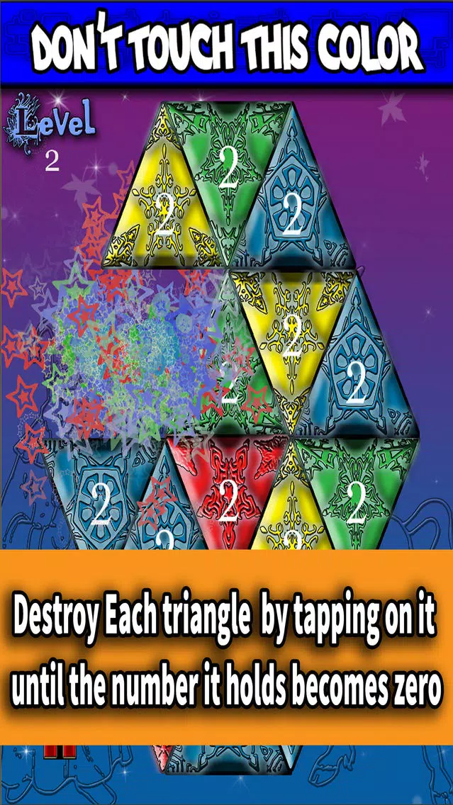 Colors Skip - Triangle Challenge 스크린샷