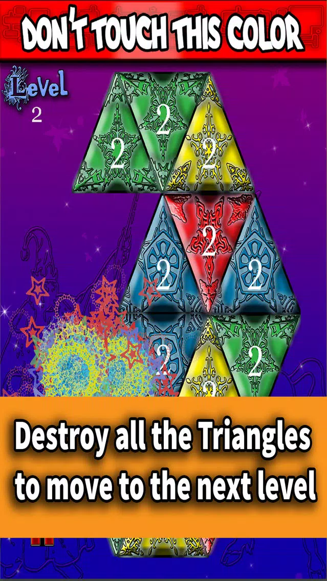 Colors Skip - Triangle Challenge 스크린샷