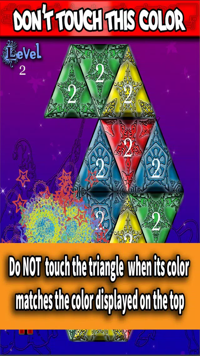 Colors Skip - Triangle Challenge 스크린샷