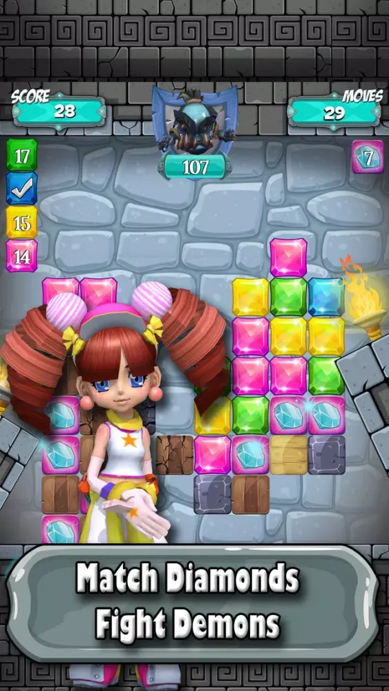 Capturas de tela do Diamonds and Demons