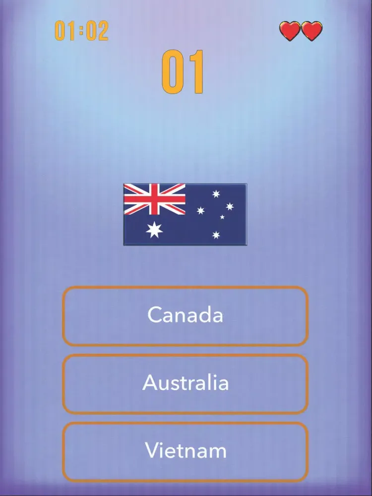 Tangkapan skrin Guess the Flag - World tour iPad 