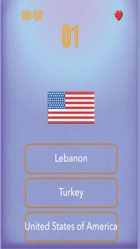 Tangkapan skrin Guess the Flag - World tour