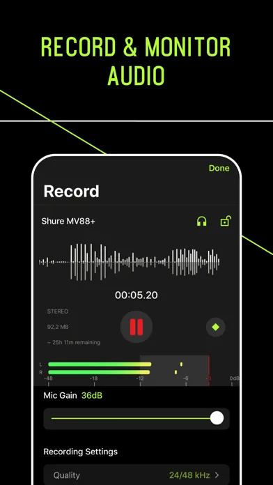 Скриншоты MOTIV Audio