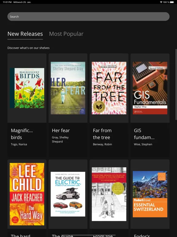 Tangkapan layar House of Wisdom iPad 