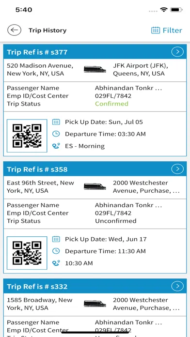 MyShuttle App سکرین شاٹس