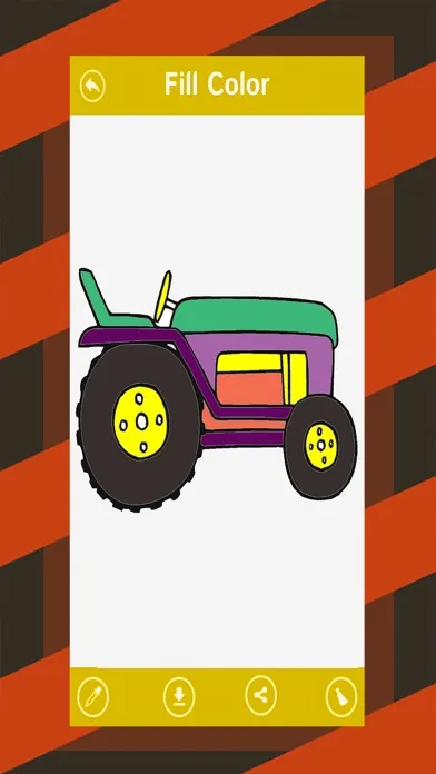 Captures d'écran de Dream Car Coloring Book - Toddlers Painting Pages