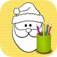 Xmas Painting Book For Kids + Antistress Therapy Xmas Painting Book For Kids + Antistress Therapy
